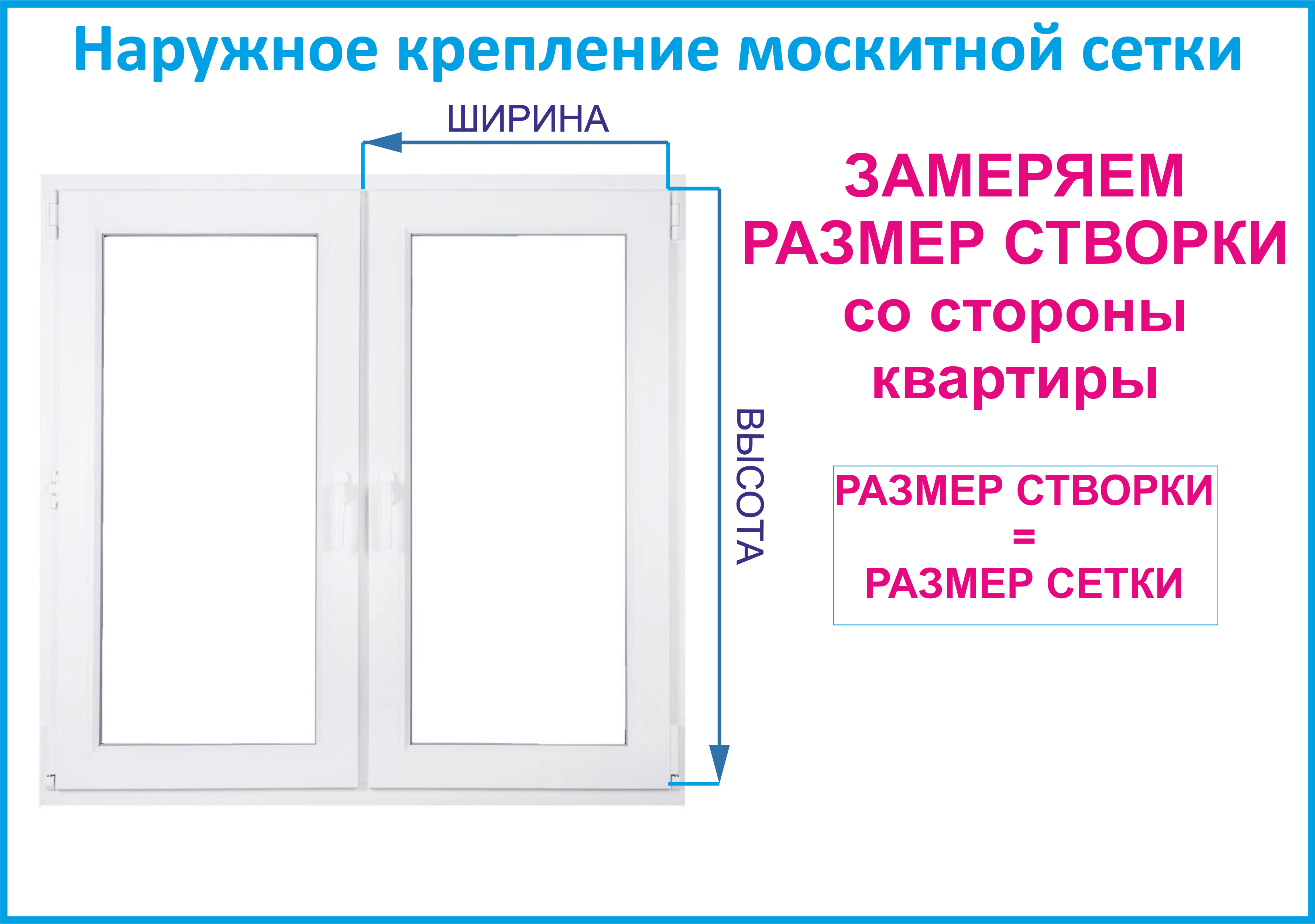 Как замерить москитную сетку фото